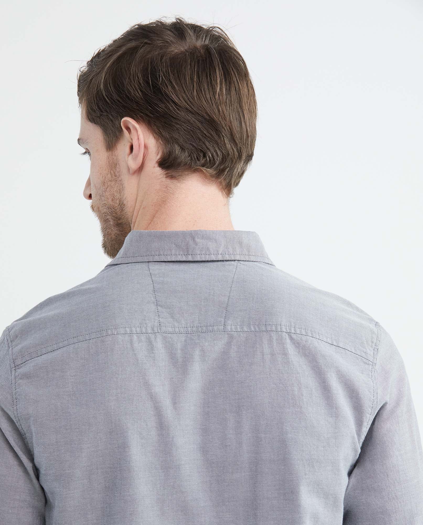 Men's Long Sleeve Slim Fit Shirt Duck Embroidery in Cotton 612E027 - 5