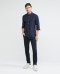 Men's Slim Fit-Shirts - Blue 612E029 - 2