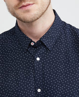 Men's Slim Fit-Shirts - Blue 612E029 - 3