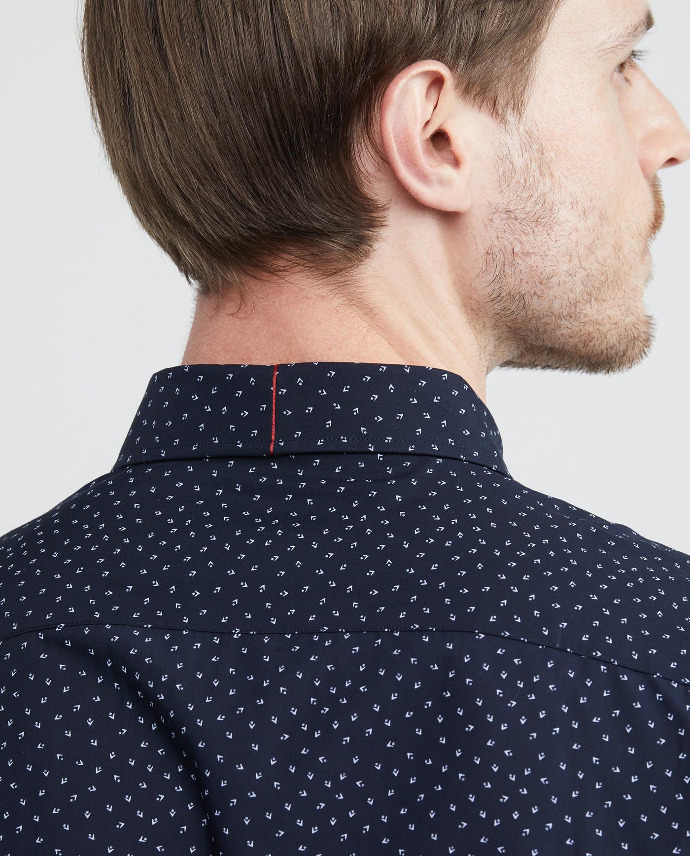 Men's Slim Fit-Shirts - Blue 612E029 - 5