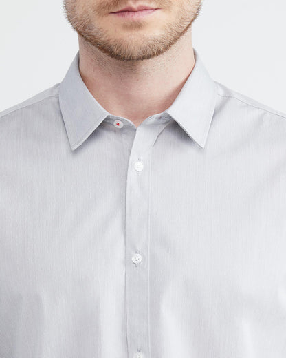 SLIM FIT COOLMAX SHIRT IN GRAY