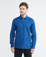 Men's Slim Fit Shirts - Blue 612E032 - 1