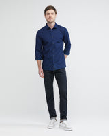 Men's Slim Fit-Shirts - Blue 612E032 - 2