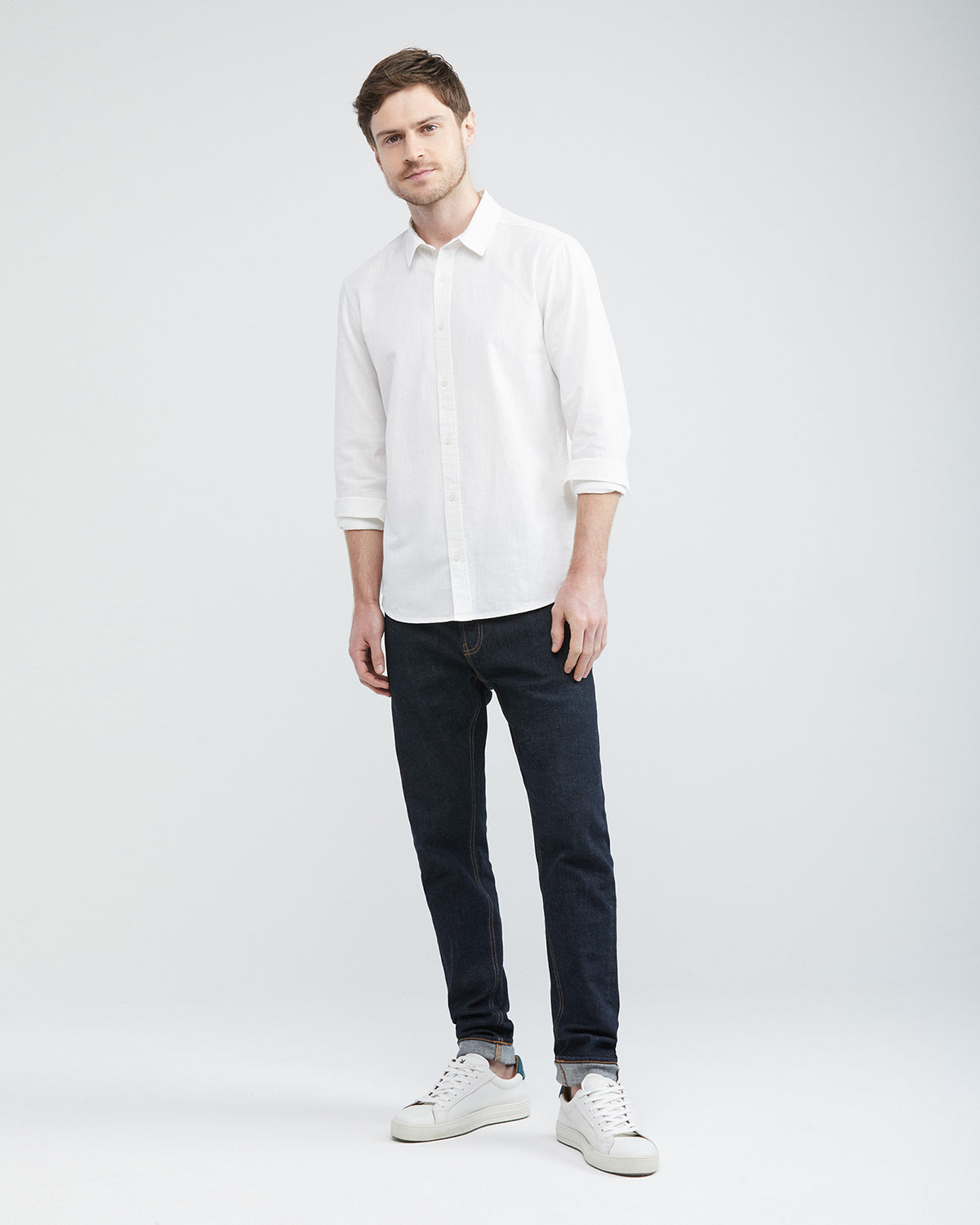 WHITE COTTON SHIRT