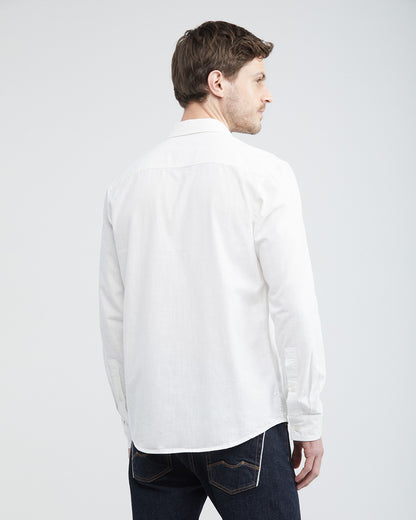 WHITE COTTON SHIRT