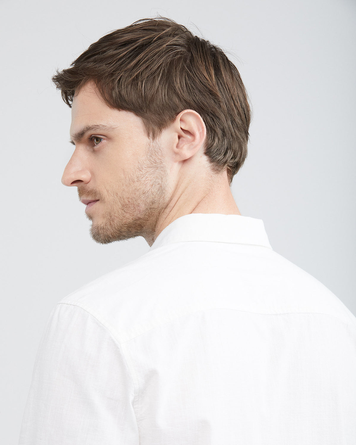 WHITE COTTON SHIRT