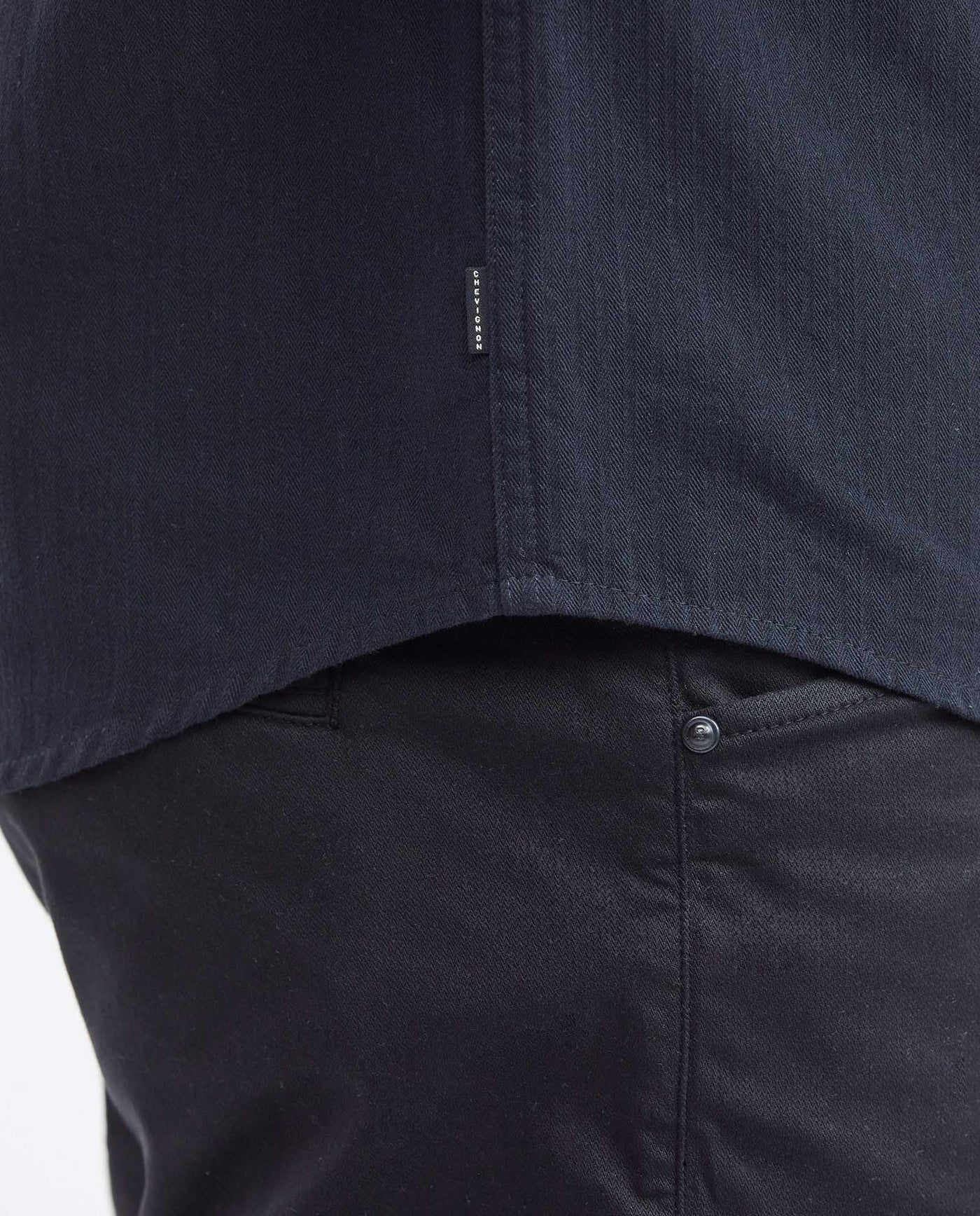 Men's Slim Fit Long Sleeve Textured Shirt Button-Down Red Band Details in Cotton 612F015 - 4