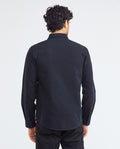 Men's Slim Fit Long Sleeve Textured Shirt Button-Down Red Band Details in Cotton 612F015 - 5