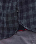 Men's Slim Fit Long Sleeve Button-Down Shirt Contrast Yoke Loops Red Thread in Cotton Stretch Blend 612F019 - 4