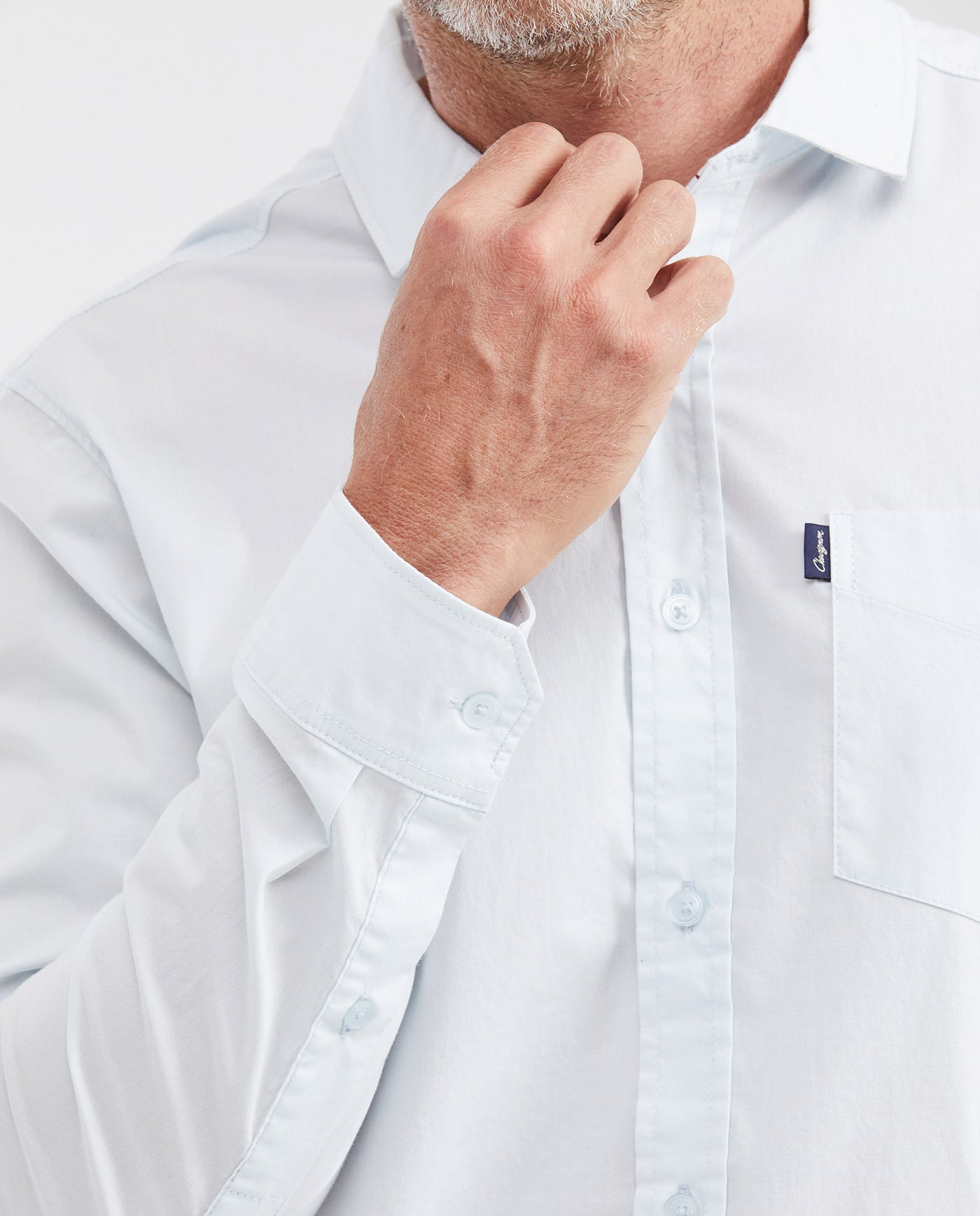 Camisa Slim Fit Manga Larga Esencial para Hombre - Blue 63_612G000_AZU124303_4
