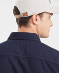 Men's Slim Fit Denim-Style Cotton Twill Casual Shirt - 5