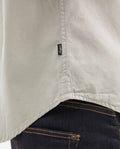 Men's Slim Fit Denim-Style Cotton Twill Casual Shirt - 4