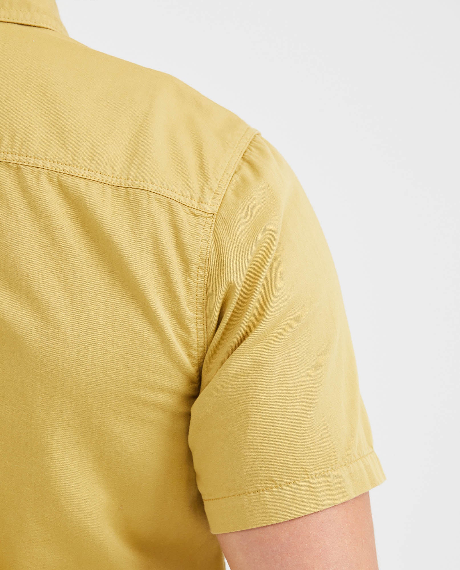Men's Slim Fit Denim-Style Cotton Twill Casual Shirt - 6