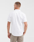 Men's Slim Fit Moisture-Wicking Cotton Twill Button-Down Shirt - 4