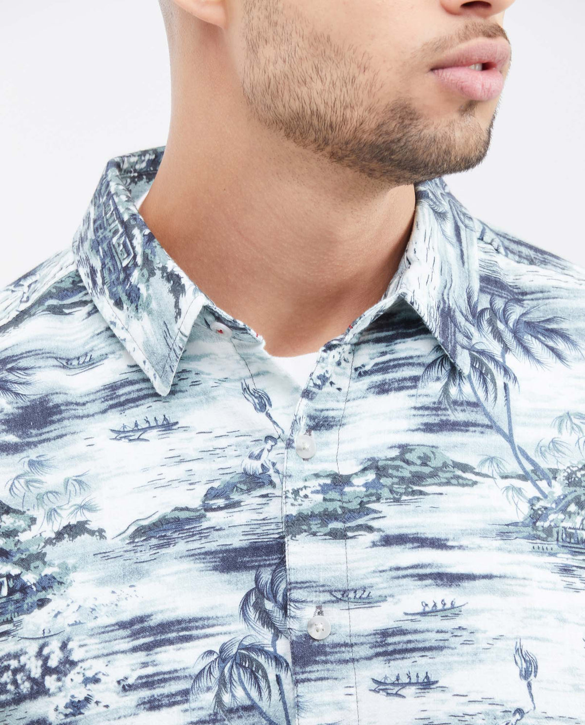 Men´s Resort Shirt - Gray 63_612G004_GRI154702_4