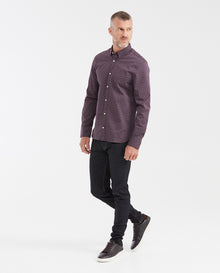 Men´s Slim Fit Shirt - Purple 63_612G013_MOR183410_3
