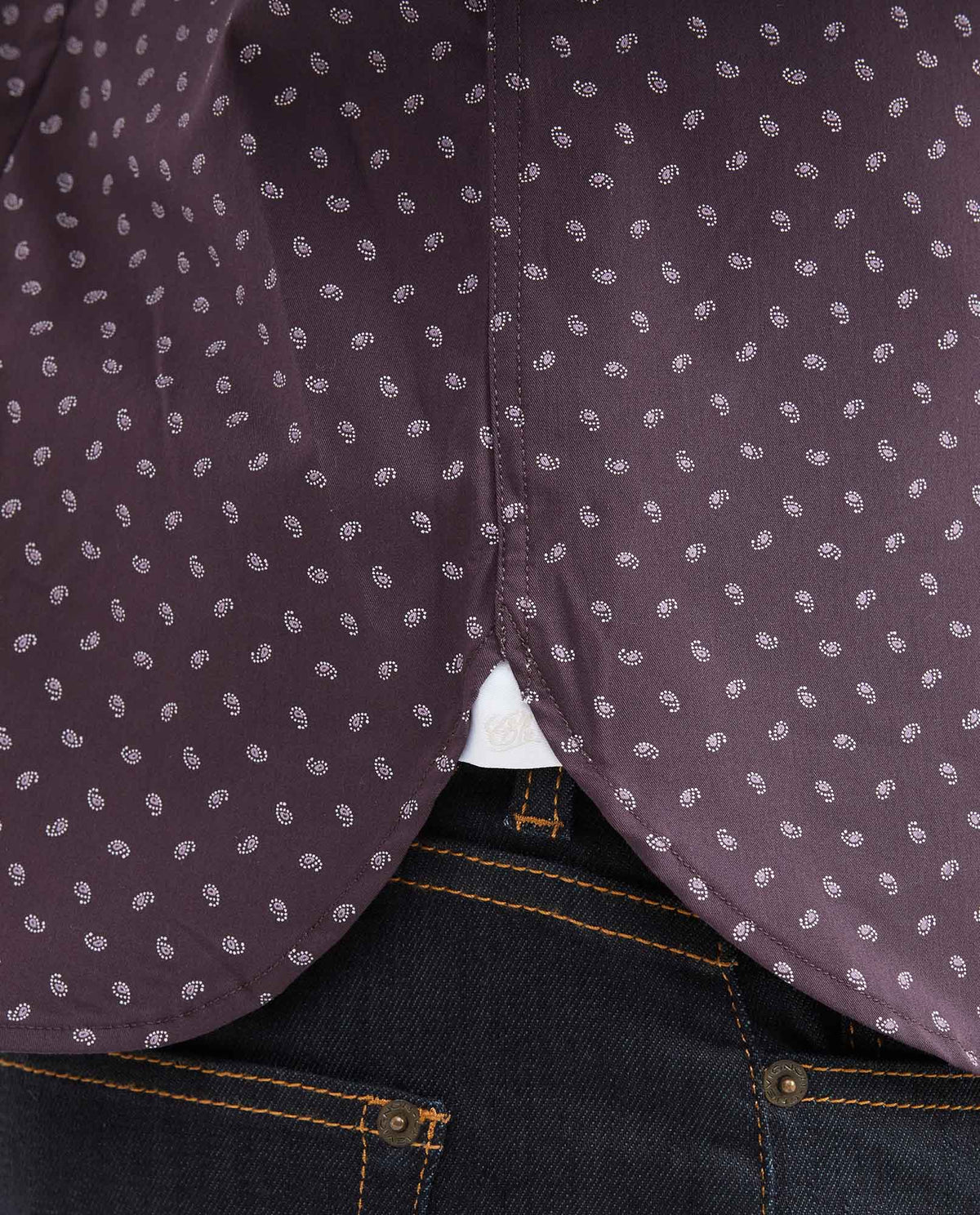 Men´s Slim Fit Shirt - Purple 63_612G013_MOR183410_5