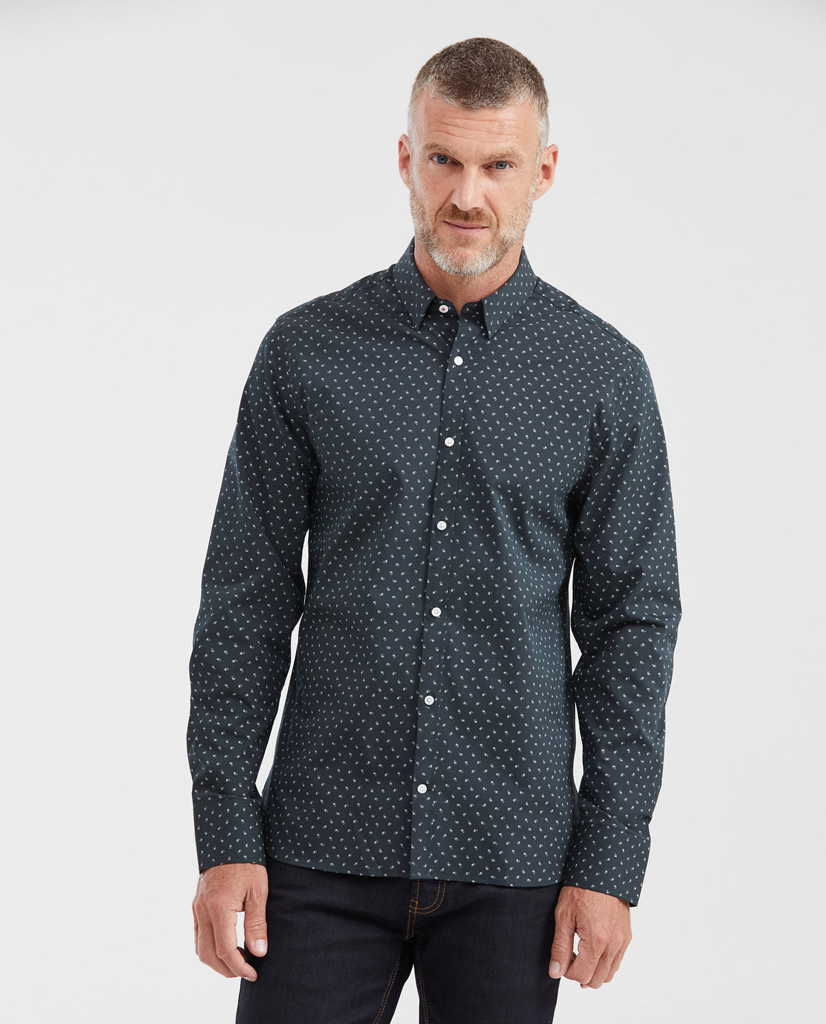 Men´s Slim Fit Shirt - Green 63_612G013_VER195920_0