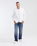 Men's Classic Fit Moisture-Wicking Cotton Button-Down Shirt - 2