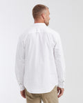 Men's Long Sleeve Classic Fit Shirt with Mini Ribbed Texture - White 612G017 - 4