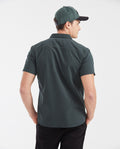 Slim Fit Short Sleeve Cargo Pocket Shirt for Men - Green 612G021 - 4