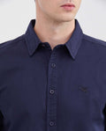 Men's Slim Fit Cotton Twill Long-Sleeve Dress Shirt 612G022 - 3