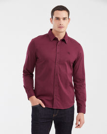 Men's Slim Fit Cotton Twill Long-Sleeve Dress Shirt 612G022 - 1