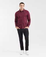 Men's Slim Fit Cotton Twill Long-Sleeve Dress Shirt 612G022 - 2
