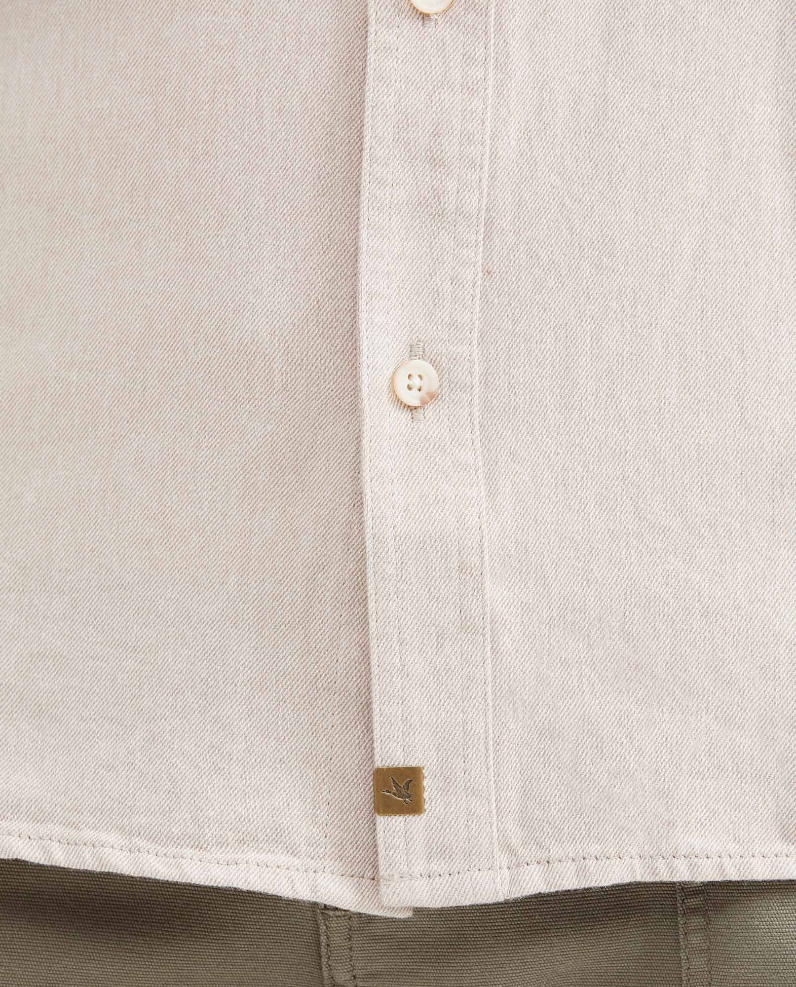 Men's Slim Fit Cotton Diagonal-Weave Button-Down Dress Shirt - 3