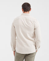 Men's Slim Fit Cotton Diagonal-Weave Button-Down Dress Shirt - 6
