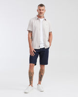 Camisa Slim Fit Manga Corta en Oxford 100% Algodón para Hombre - Raw 63_612G026_CRU154502_3