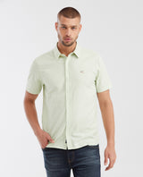 Camisa Slim Fit Manga Corta en Oxford 100% Algodón para Hombre - Green 63_612G026_VER140114_0
