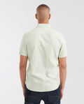 Camisa Slim Fit Manga Corta en Oxford 100% Algodón para Hombre - Green 63_612G026_VER140114_5