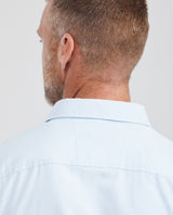 Slim Fit Long Sleeve Shirt in 100% Cotton Oxford with Smart Influence for Men - Blue 612G027 - 7
