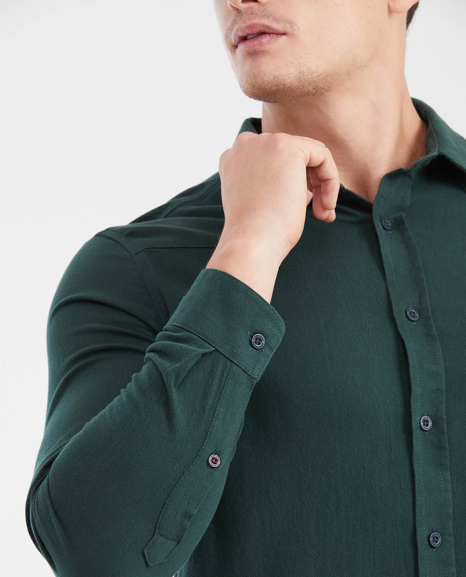Men's Slim Fit Western-Detail Cotton Dress Shirt 612G031 - 4