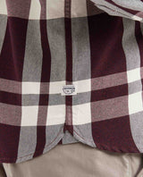 Men's Short Sleeve Slim Fit Plaid Shirt - Red 612G035 - 7