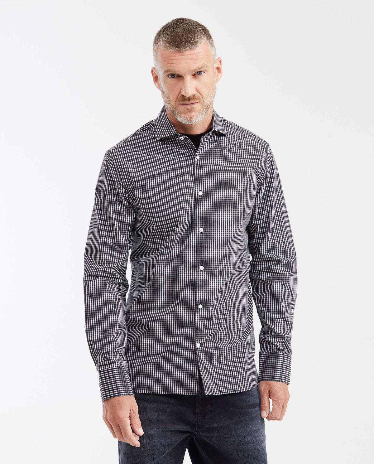 Men´s Slim Fit Shirt - Black 63_612G038_NEG194007_0