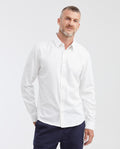 Slim Fit Long Sleeve 100% Cotton Shirt for Men - Raw 612G044 - 1