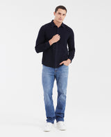 Men's Slim Fit Western-Detail Cotton Denim Long-Sleeve Shirt 612G045 - 2