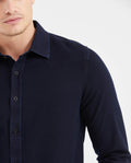 Men's Slim Fit Western-Detail Cotton Denim Long-Sleeve Shirt 612G045 - 3