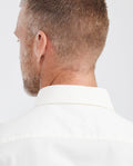 Slim Fit Long Sleeve 100% Cotton Shirt for Men - White 612G050 - 5