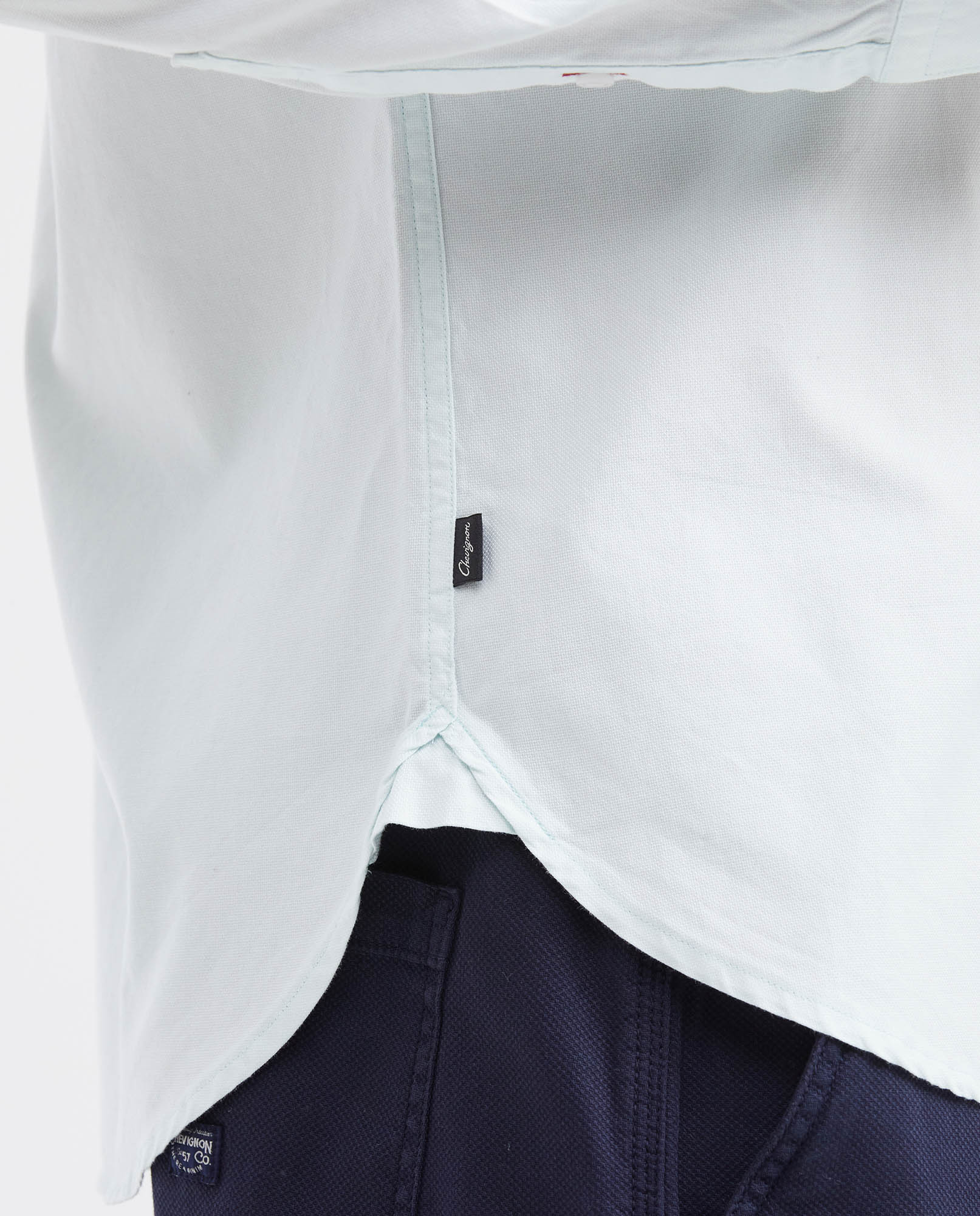 Slim Fit Long Sleeve 100% Cotton Shirt for Men - Green 612G050 - 4