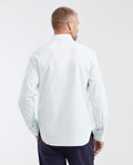 Slim Fit Long Sleeve 100% Cotton Shirt for Men - Green 612G050 - 5