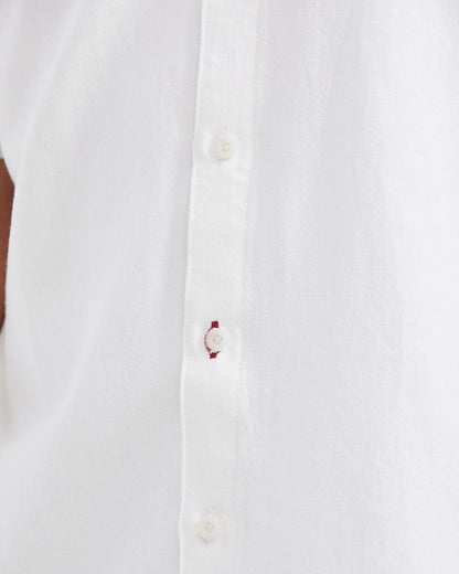 Classic fit short sleeve linen Shirt