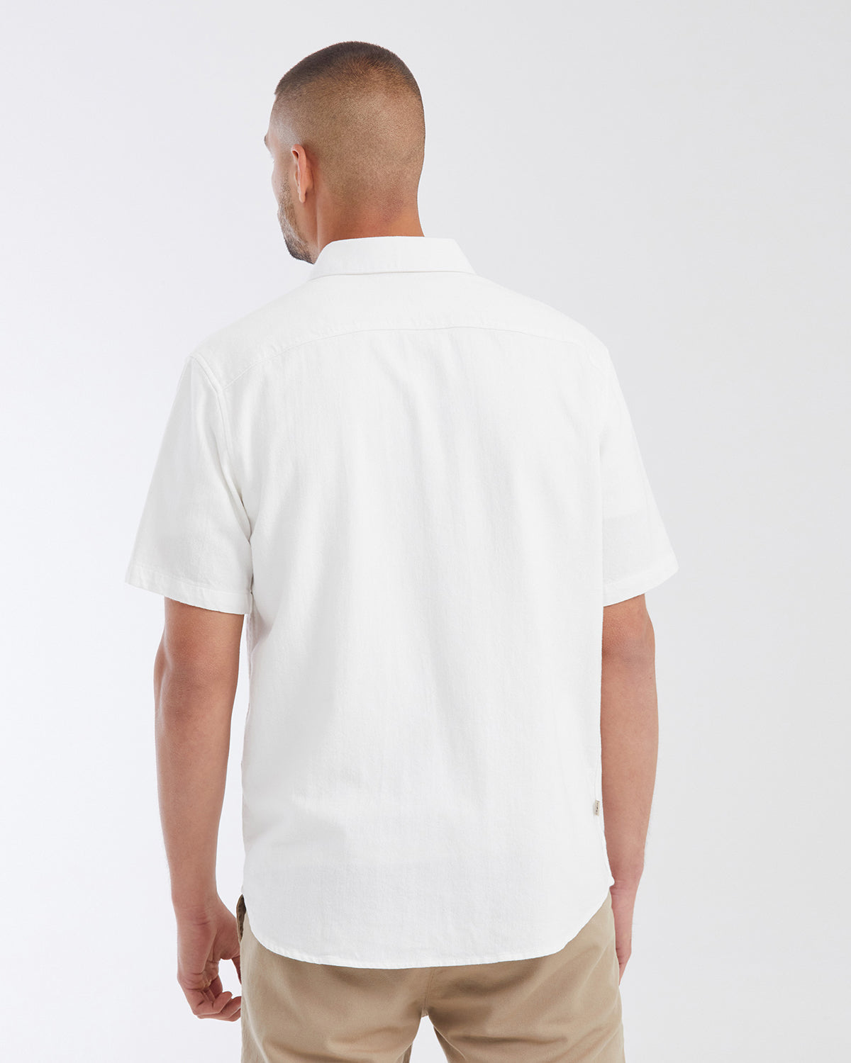 Classic fit short sleeve linen Shirt