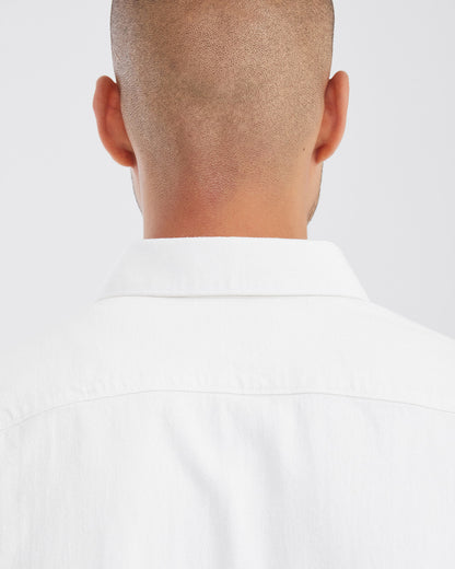 Classic fit short sleeve linen Shirt