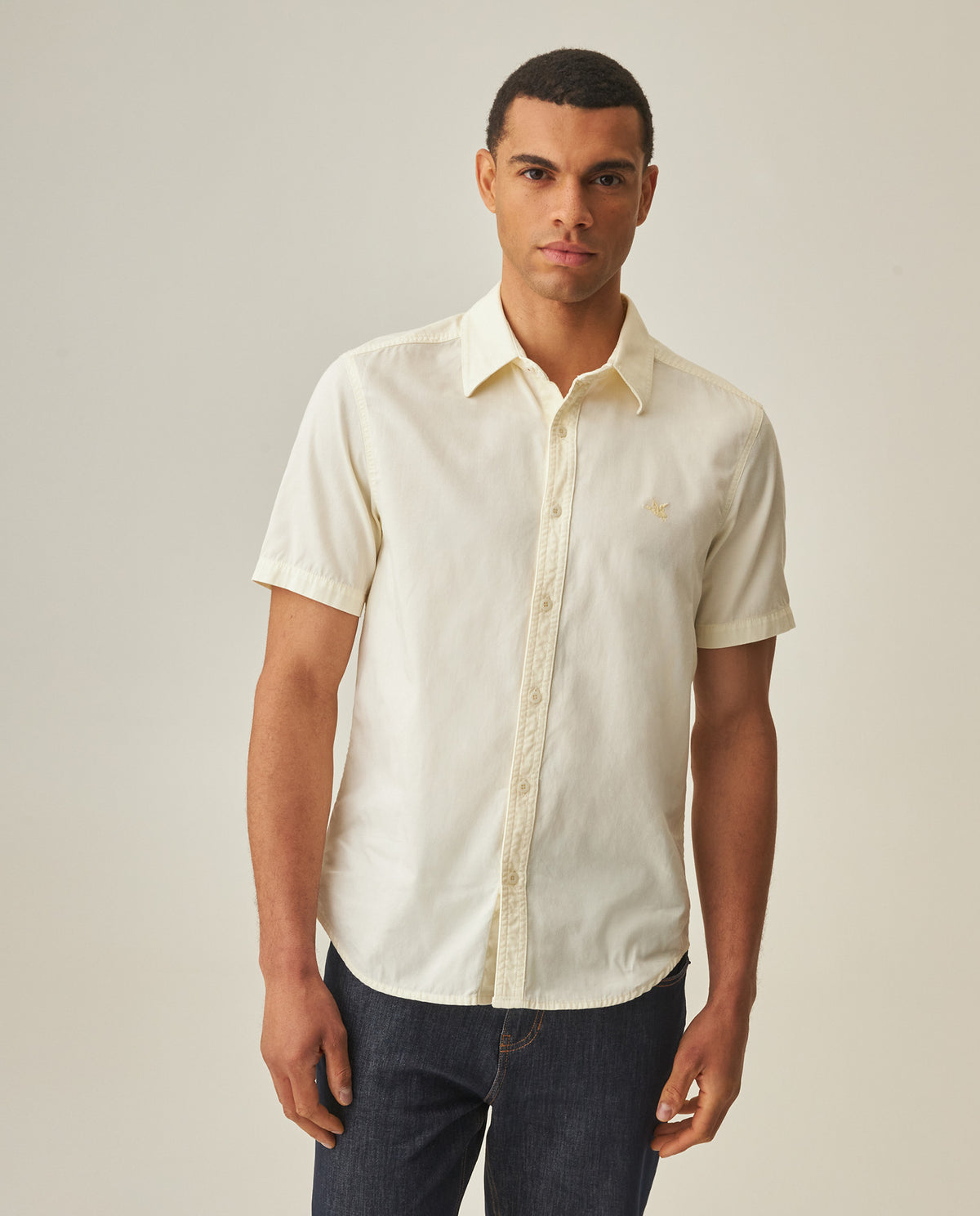 Men´s Slim Fit Shirt - Yellow 63_612H002_AMA110510_3