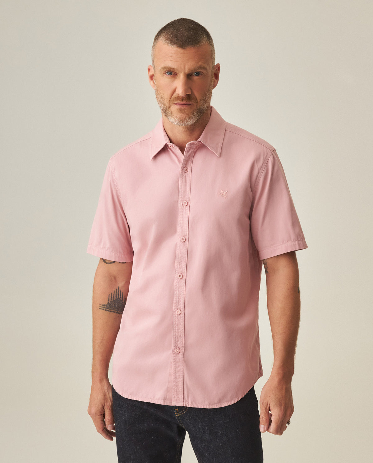 Men´s Slim Fit Shirt - Pink 63_612H002_ROS151906_3