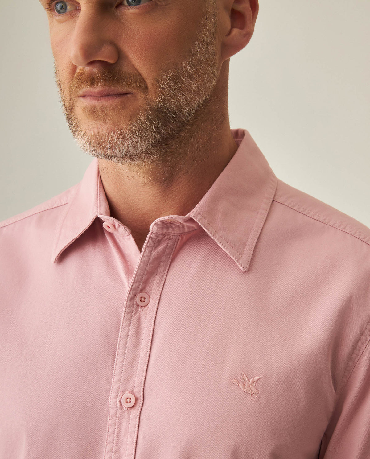 Men´s Slim Fit Shirt - Pink 63_612H002_ROS151906_5