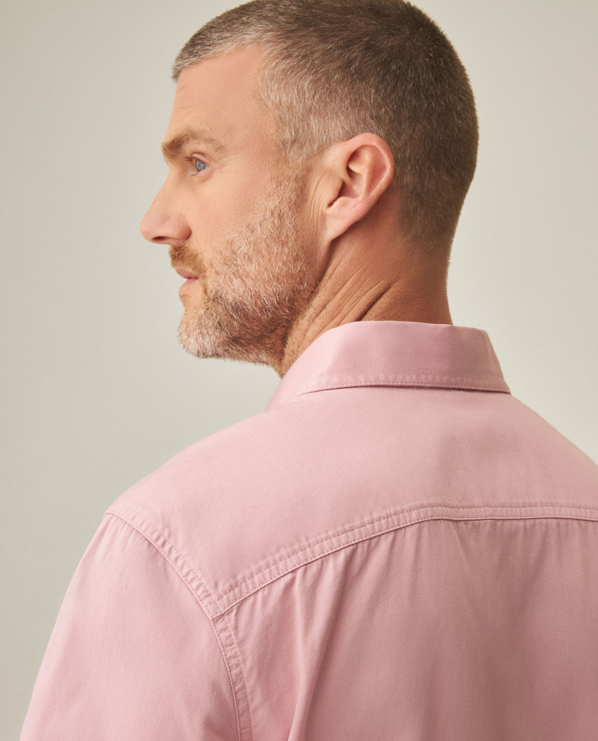 Men´s Slim Fit Shirt - Pink 63_612H002_ROS151906_7